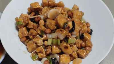 宮保豆腐キューブのレシピ手順：9