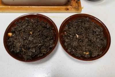 塩漬けカラシナを使った豚バラ肉の煮込みの作り方：14