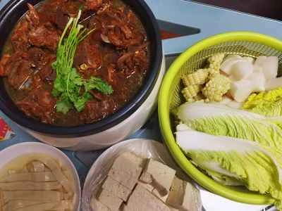 ラムの背骨の鍋の作り方：10