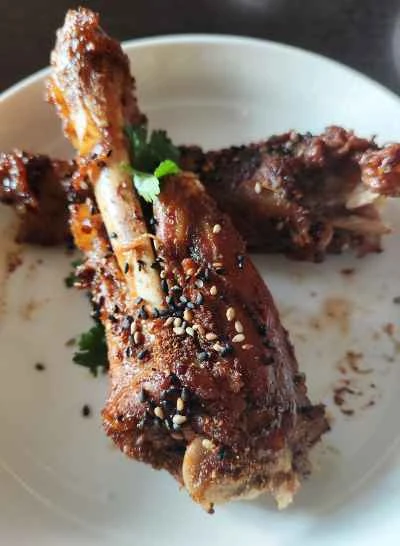 モンゴル風ローストラムシャンクのレシピ手順：9