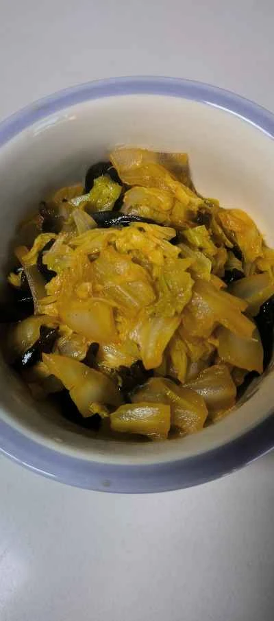 キャベツとキクラゲの炒め物のレシピ