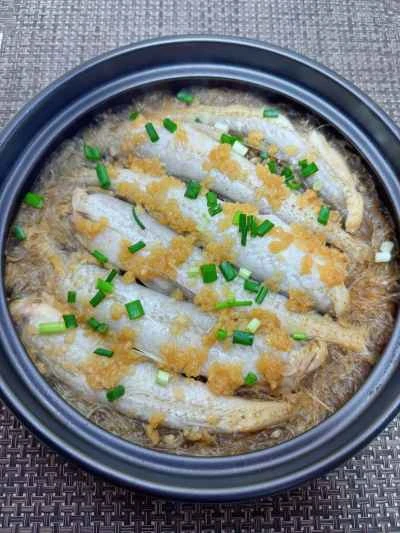 ニンニク春雨と九腹魚の作り方：12