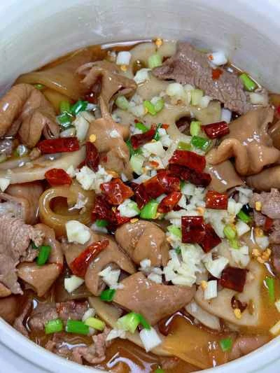 牛豚腸鍋の作り方：19