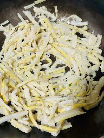 たけのこの炒め方の手順:4