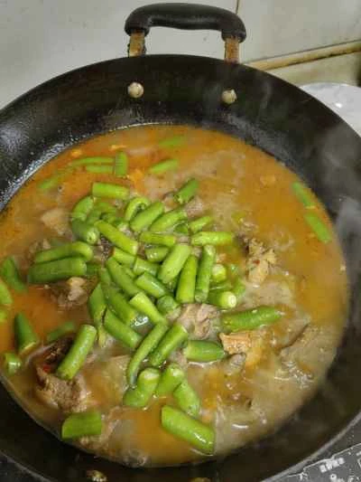 鶏肉とインゲンの煮込みの作り方：6