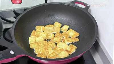 ネギ豆腐の作り方：4