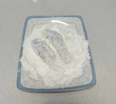 カリカリに揚げた魚の細切りを作る手順：6