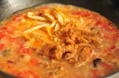 酸辣スープのカリカリ豚肉の作り方：5