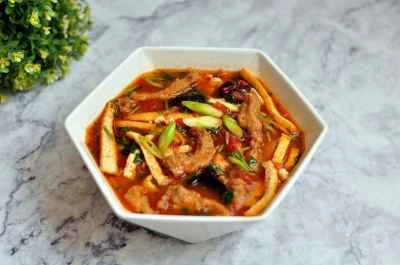 酸辣スープのカリカリ豚肉の作り方：8