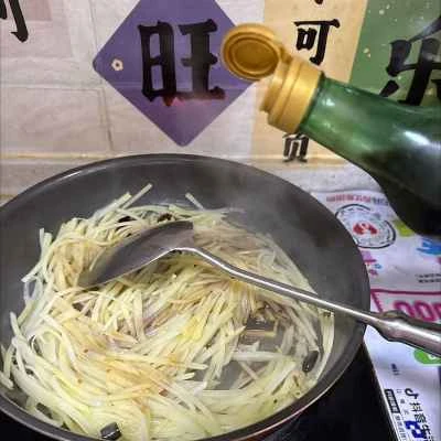 ホット＆サワーシュレッドポテトの作り方：7