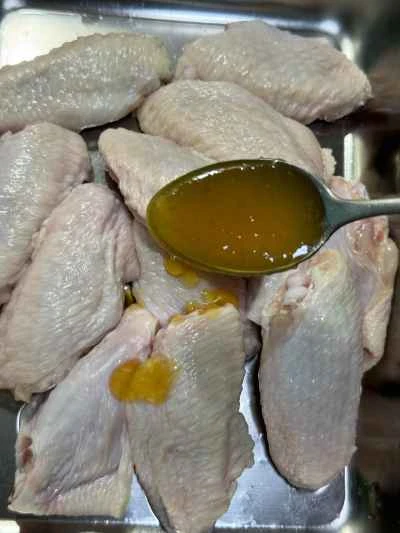 プラムチキンウィングの作り方：2