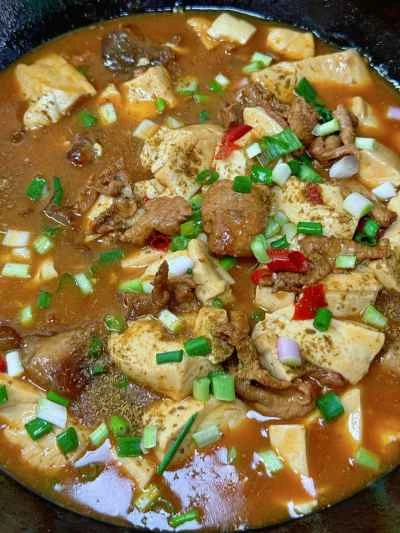 牛肉入り麻婆豆腐のレシピ手順：12