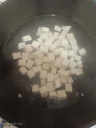 麻婆豆腐のレシピ手順：3