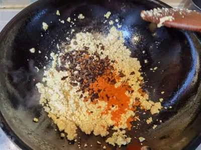 チキンスクランブル豆腐のレシピ手順：5