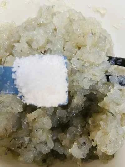 海藻とエビのペーストを作る手順：5