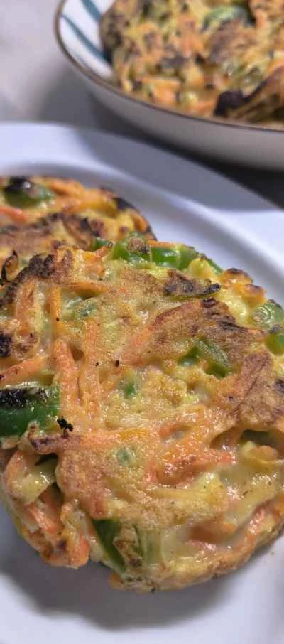 野菜パンケーキのレシピ手順：7