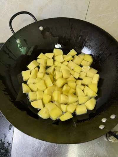 クミンポテトと牛肉のキューブを作る手順：5