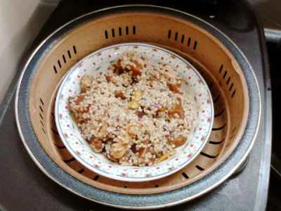 もち米入り蒸し豚スペアリブの作り方：9