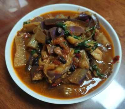 ナス入り豚バラ肉の煮込みの作り方：7