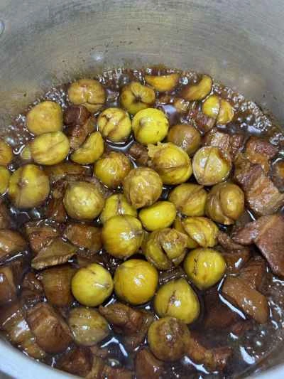 栗入り豚バラ肉の煮込みの作り方：11