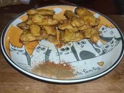 揚げヤムイモチップスのレシピ