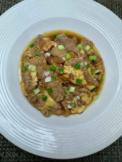 牛肉入りスクランブルエッグの作り方：12