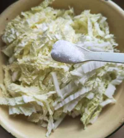 蒸し白菜のレシピ手順:2