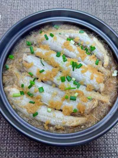 ニンニク春雨と九腹魚の作り方：13