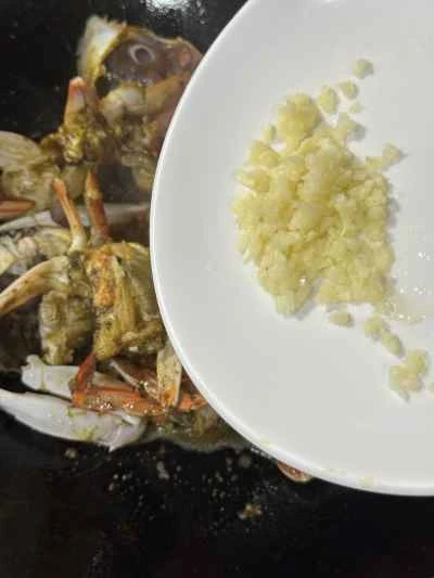 わさびバターカニの作り方：10