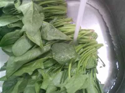 ほうれん草と白豆腐の作り方：4