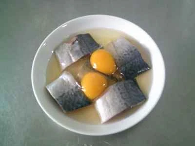 塩魚入り蒸し卵の作り方：4