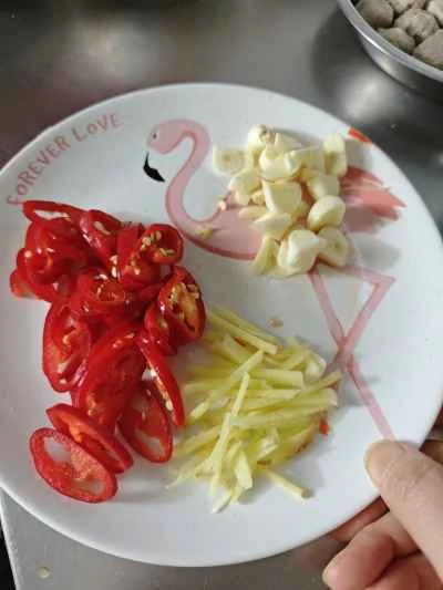 トマトミートボール春雨キャセロールのレシピ手順：3