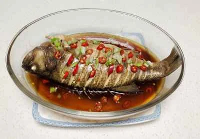 蒸しスズキのレシピ