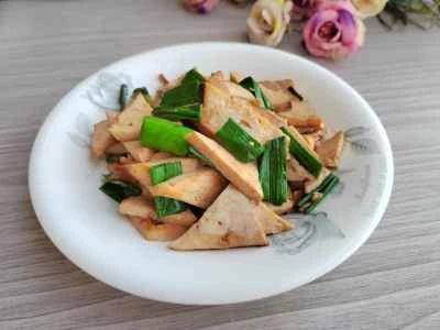 ニンニクの芽と乾燥豆腐の炒め物の作り方:6