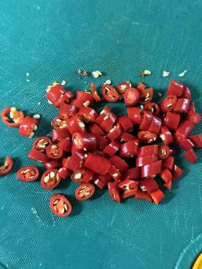 乾燥豆腐、枝豆、ひき肉の炒め物の作り方：5