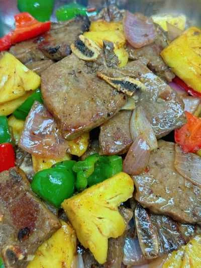 パイナップルビーフリブの作り方：10