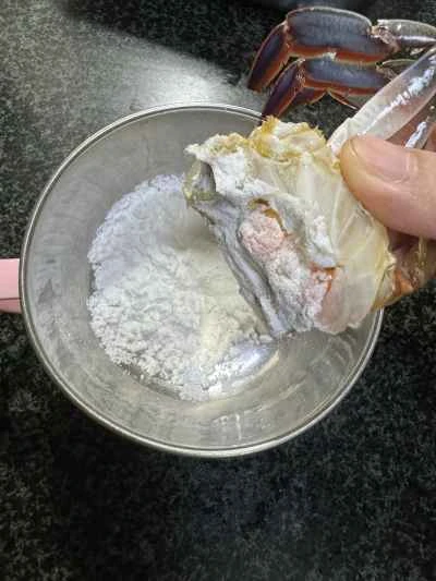 わさびバターカニの作り方：7