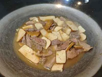 豚肉と乾燥豆腐の炒め物の作り方：11