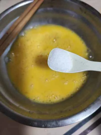 フェンネルとスクランブルエッグの作り方：4