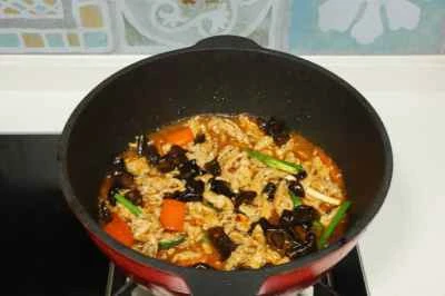 魚香小花肉（魚風味の豚肉スライス）の作り方：8