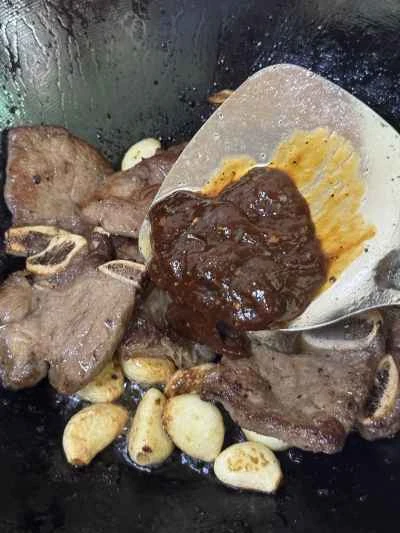 ガーリックビーフリブの作り方：7