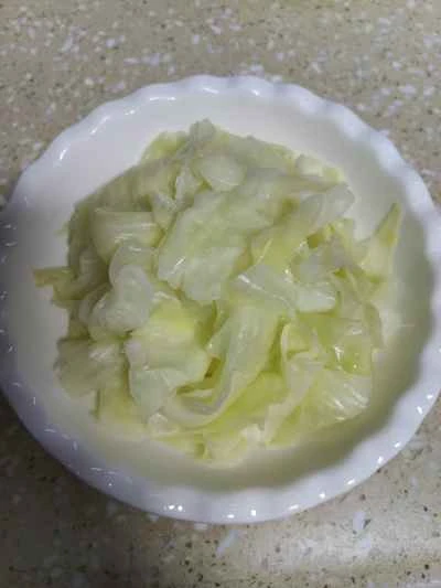 湯通しキャベツの作り方：8