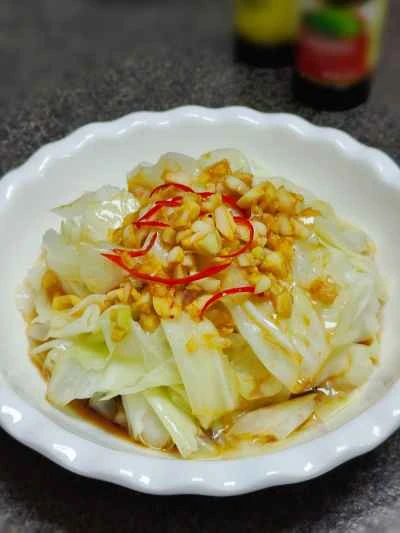 湯通しキャベツのレシピ