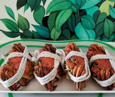 蒸し毛ガニのレシピ手順：3