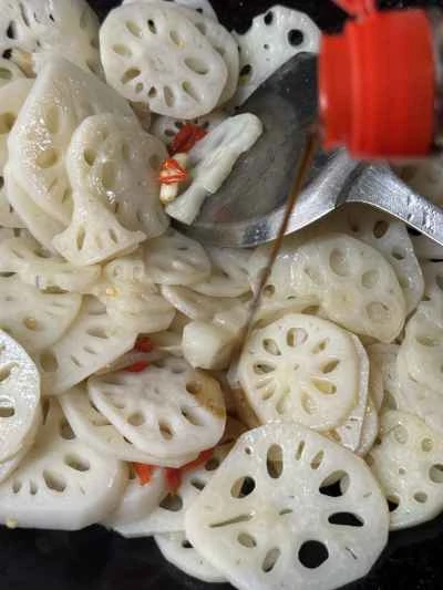 酸辣蓮根の作り方：7