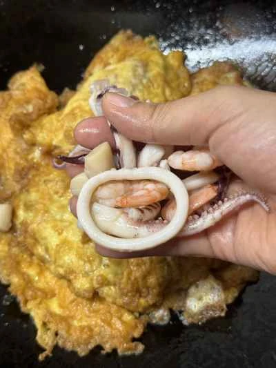 海鮮卵団子の作り方：10