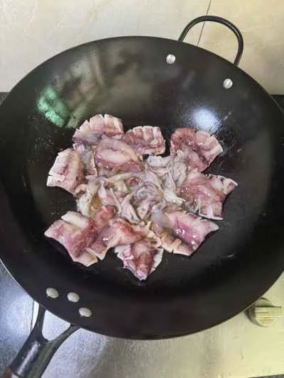 生姜入りイカのドライポットの作り方：5