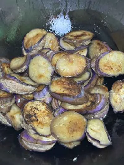 ナスの詰め物を作る手順：8