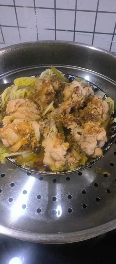 蒸し鶏の手羽先レシピ手順：3