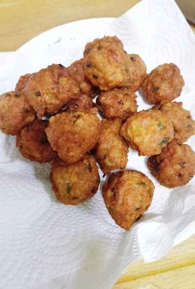 揚げミートボールの作り方：7